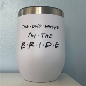 Friends White Bride Tumbler